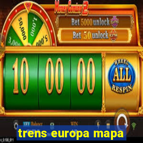 trens europa mapa